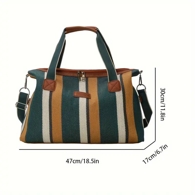 Abigail - Bolsa de lona clásica vintage