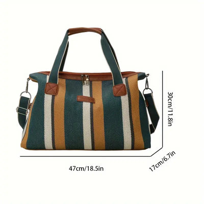 Abigail - Bolsa de lona clásica vintage