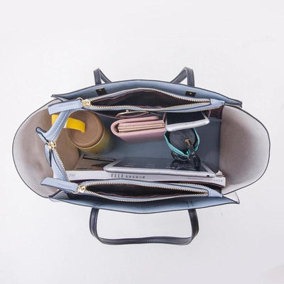 Isabella - Conjunto de 4 bolsos de piel chic