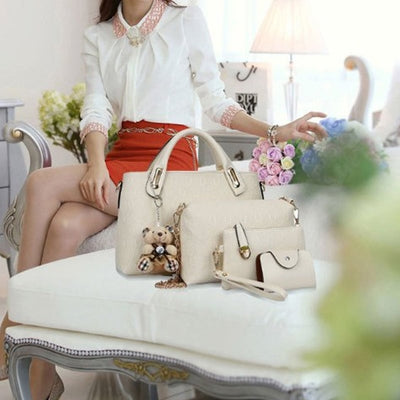 Grace - Conjunto de bolsos de cuero Legacy de 4 piezas