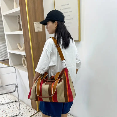 Abigail - Bolsa de lona clásica vintage