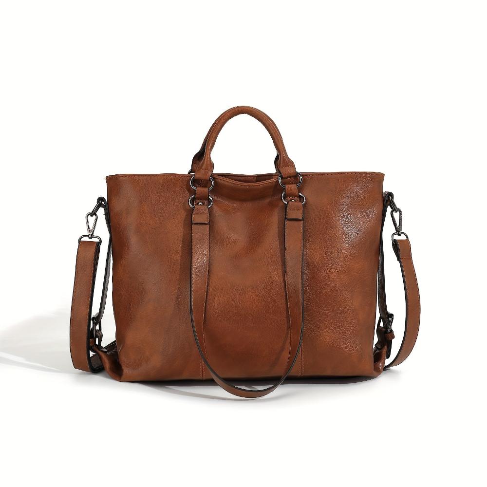 Doris - Bolso tote de piel con elegancia clásica