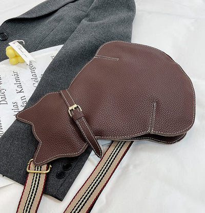 Susan - Elegante bolso bandolera de cuero con encanto