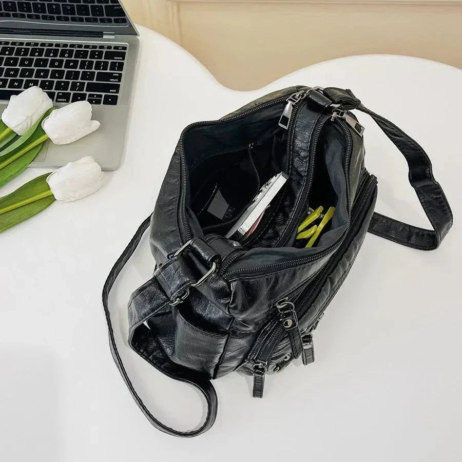 Olivia - Bolso de hombro elegante con encanto vintage