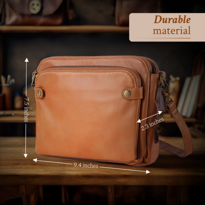 Perla - Bolso de piel clásico de obra maestra 