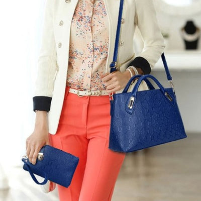 Grace - Conjunto de bolsos de cuero Legacy de 4 piezas