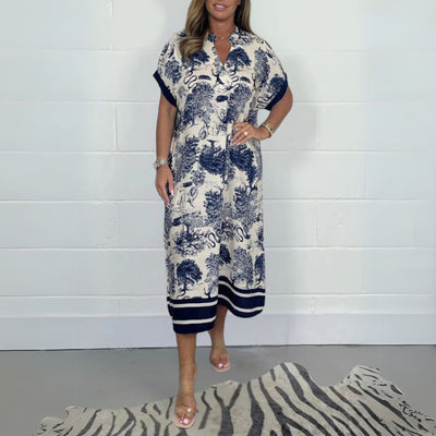 Vestido midi estampado Cia™