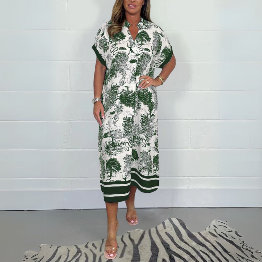 Vestido midi estampado Cia™