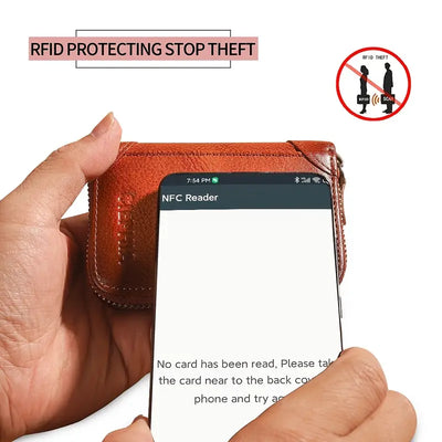 Janice - Mochila clásica de cuero Nova