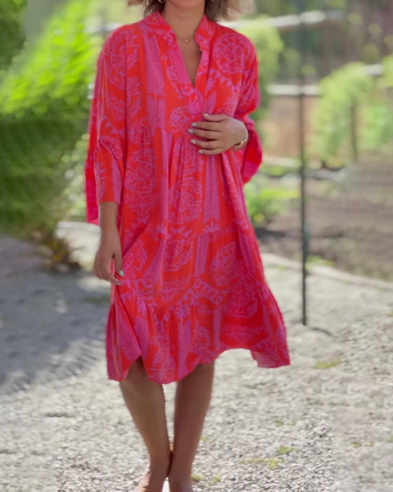 Vestido bohemio de mangas sueltas Galilea™