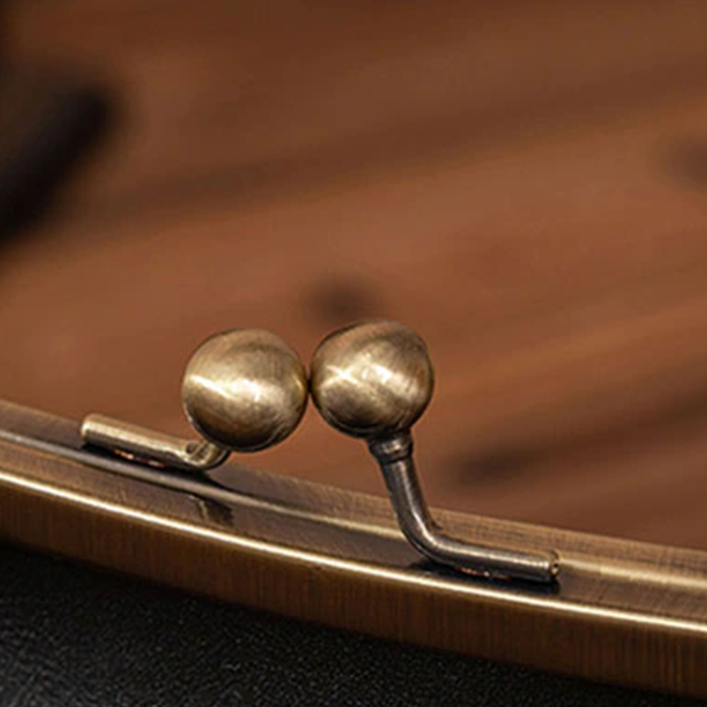 Clara - Bolso de cubo de cuero estilo retro chic