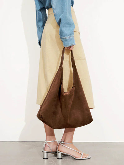 Bernice - Bolso vintage de ante de lujo