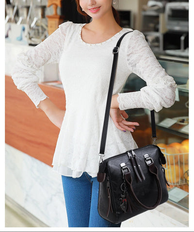 Avery - Juego de 4 bolsos de cuero esenciales