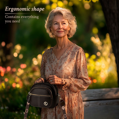 Laura - Bolso de hombro de piel con sofisticación atemporal