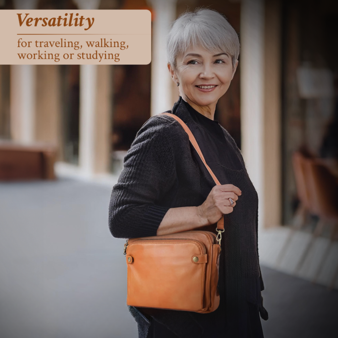 Perla - Bolso de piel clásico de obra maestra 