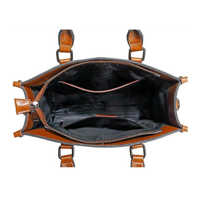 Victoria - Bolso tote clásico de piel atemporal