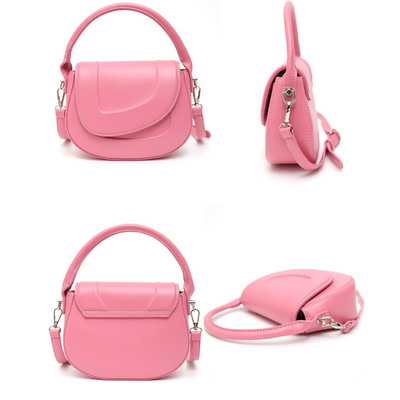 Charlotte - Bolso Saddle de cuero con estilo