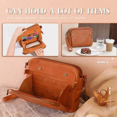 Perla - Bolso de piel clásico de obra maestra 