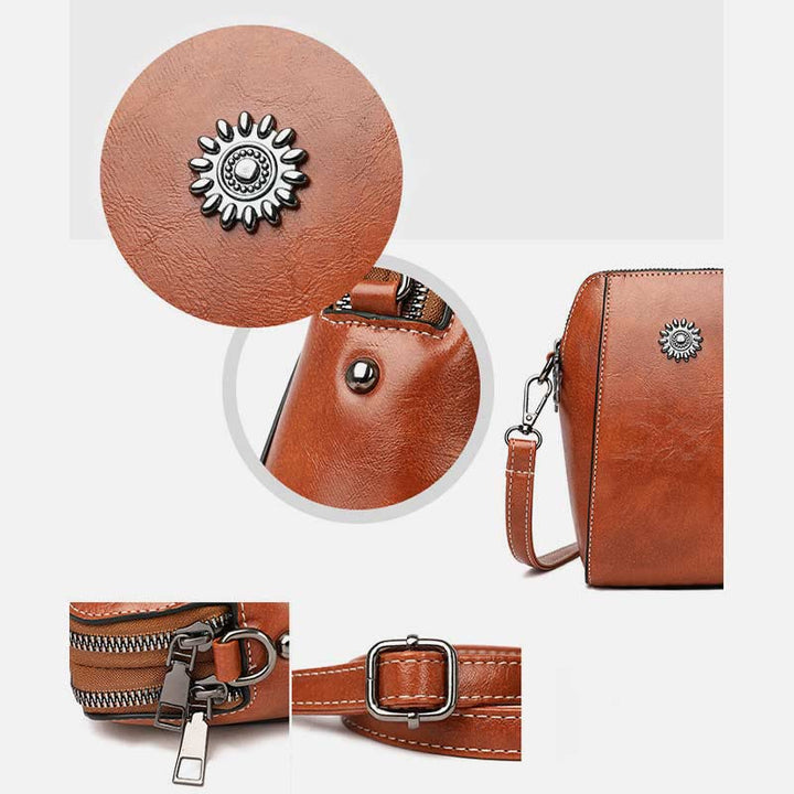 Wilma - Bolso de piel Vintage Grace