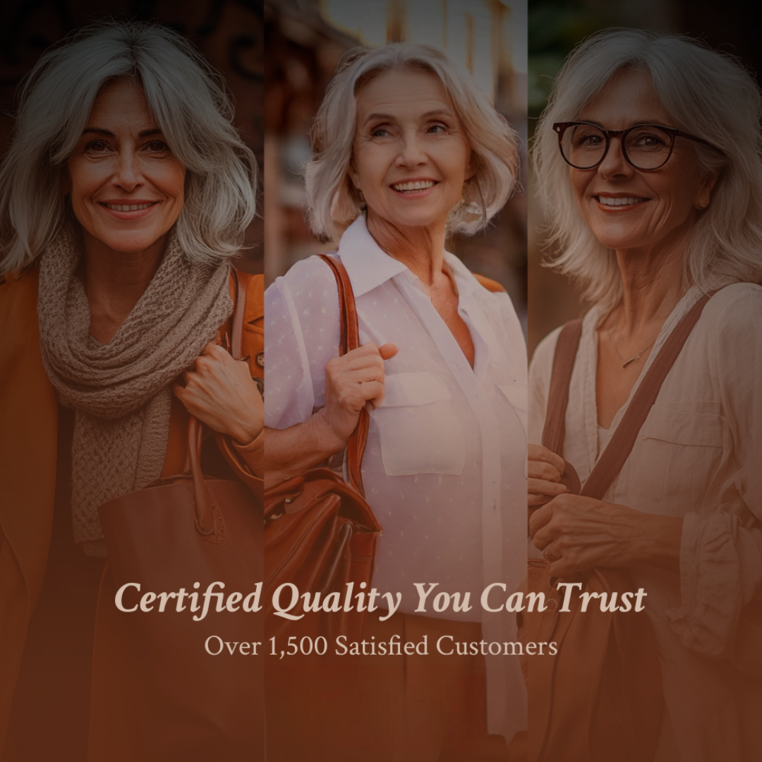 Katherine - Bolso de mano de cuero de lujo