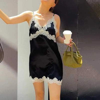 Agnes - Bolso clásico vintage de piel de ante