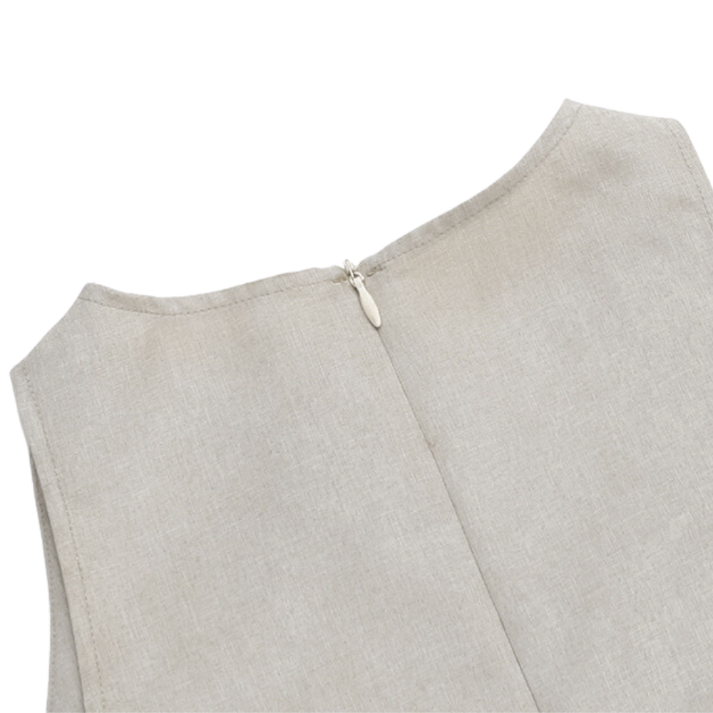 Vestido de lino Giulia™ con 2 prácticos bolsillos 