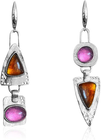 Pendientes triangulares vintage