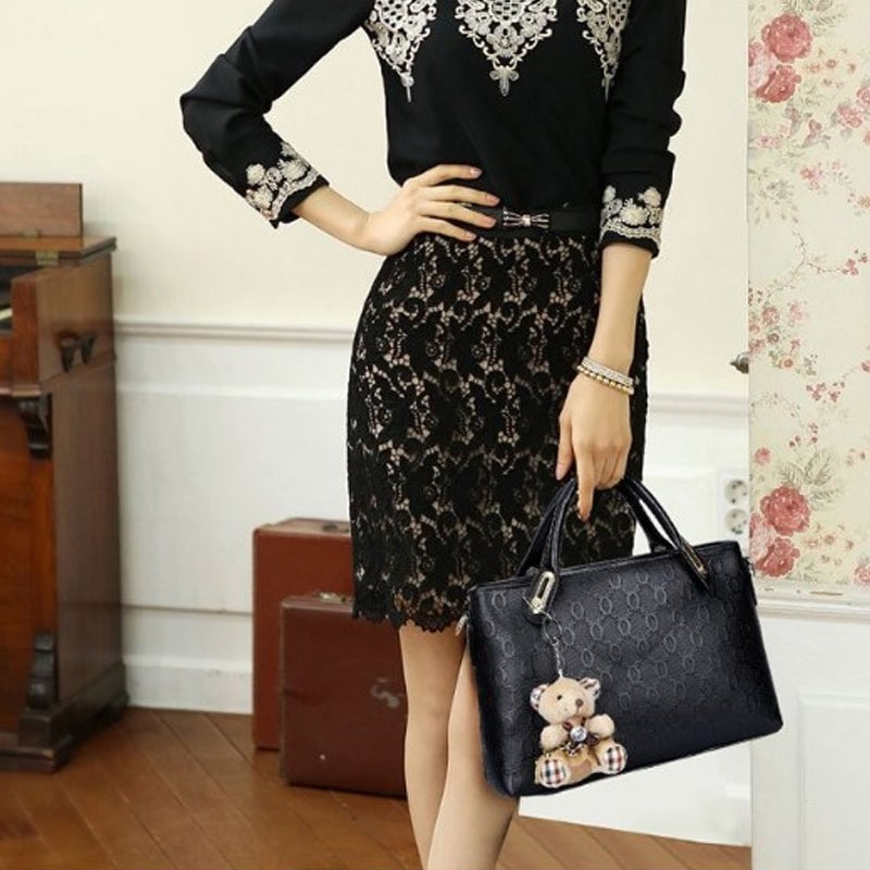 Grace - Conjunto de bolsos de cuero Legacy de 4 piezas