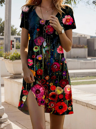 Vestido de verano con estampado étnico de moda Reese™