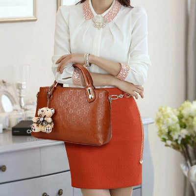 Grace - Conjunto de bolsos de cuero Legacy de 4 piezas