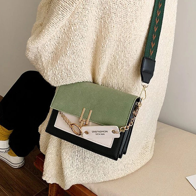 Brooklyn - Lujoso bolso bandolera de piel