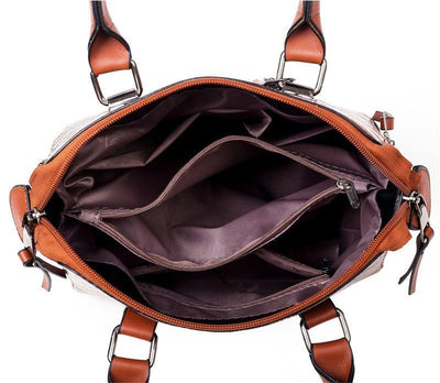 Evelyn - Conjunto de 4 bolsos de cuero Everyday Elegance