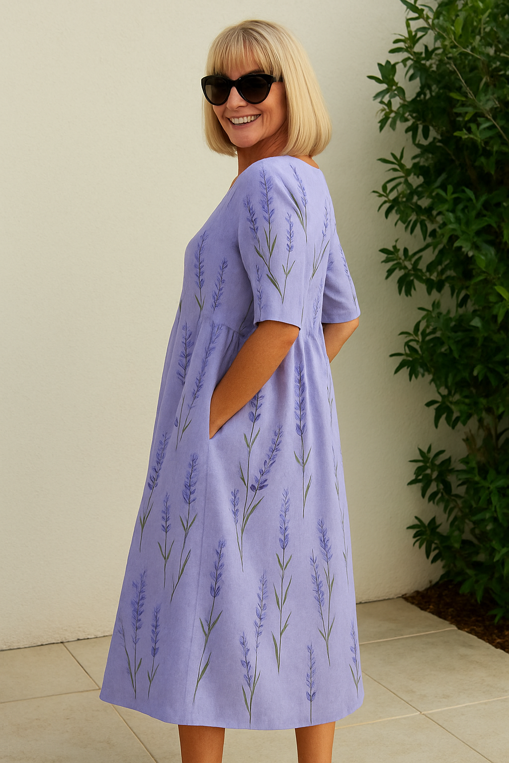 Vestido midi relajado Shelby™