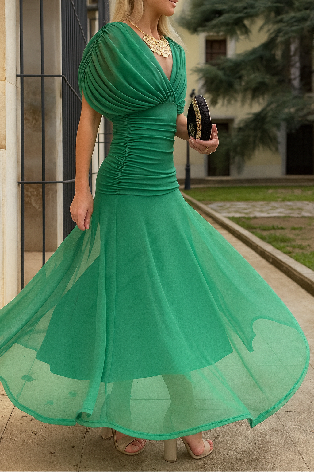 Vestido elegante de malla Orianna™