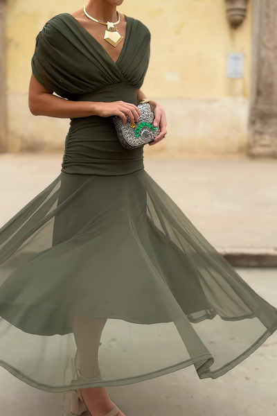 Vestido elegante de malla Orianna™