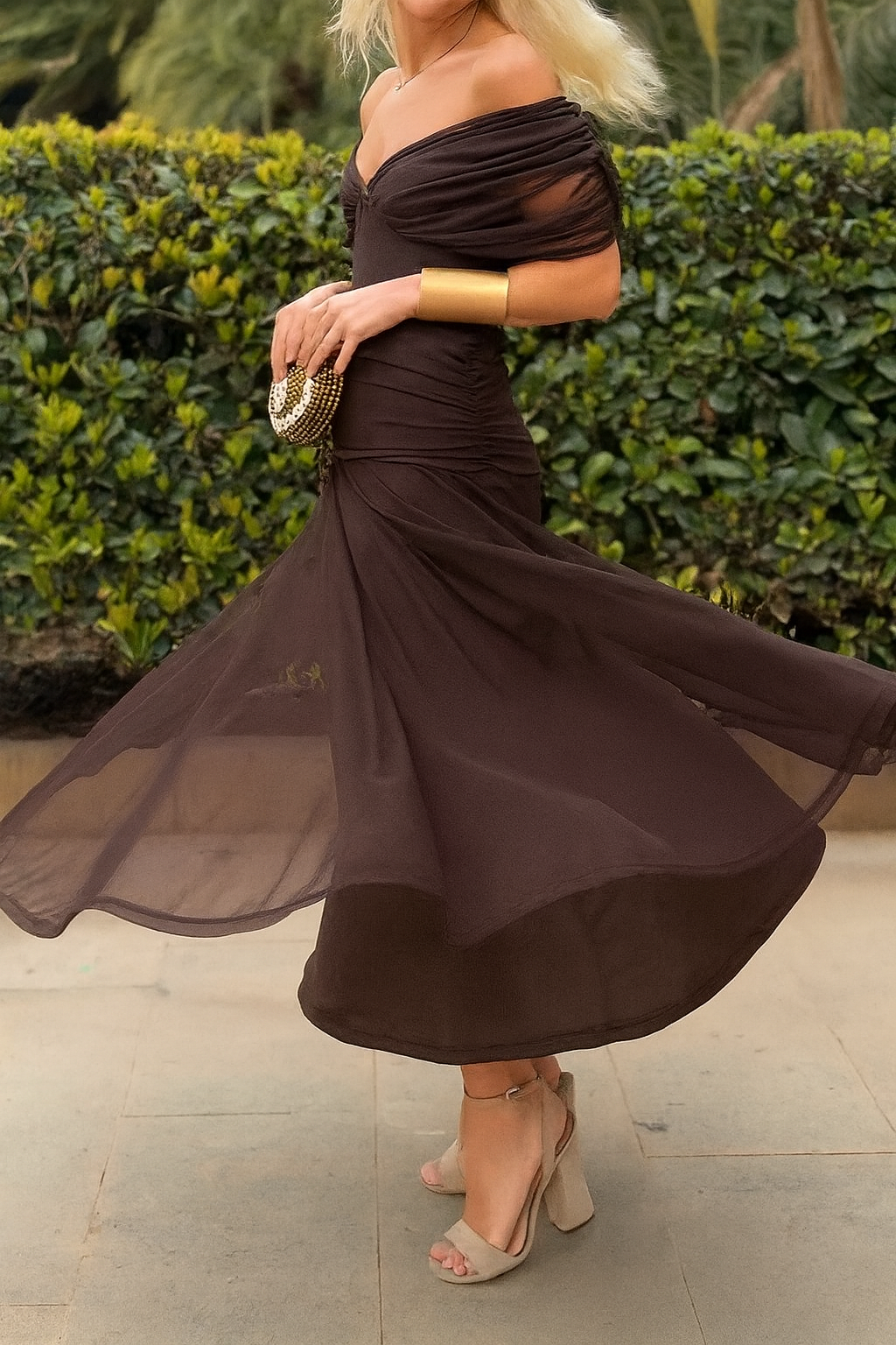 Vestido elegante de malla Orianna™