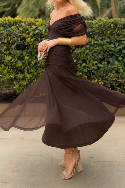 Vestido elegante de malla Orianna™