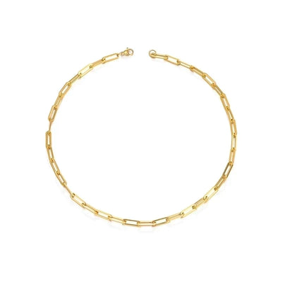 Cadena de lujo en oro