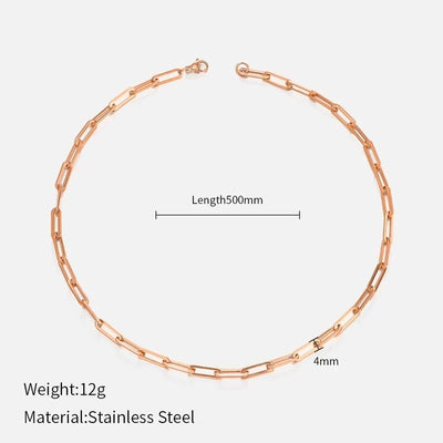 Cadena de lujo en oro