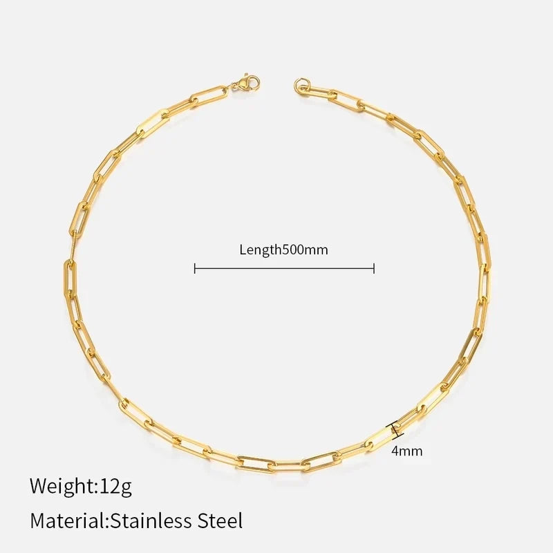 Cadena de lujo en oro