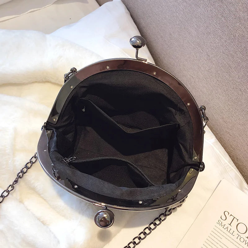 Lina - Bolso de cuero retro chic 