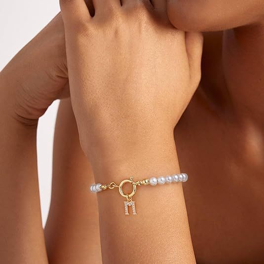 Pulsera con letras Auden Clé | Oro
