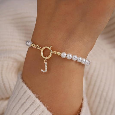 Pulsera con letras Auden Clé | Oro