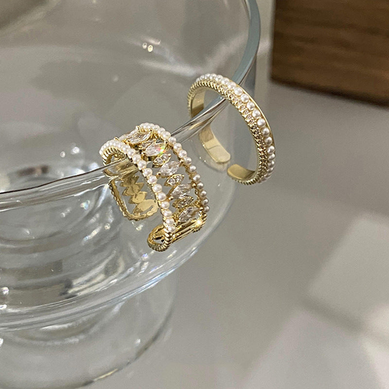 Conjunto de anillos Elodie Vance | Oro