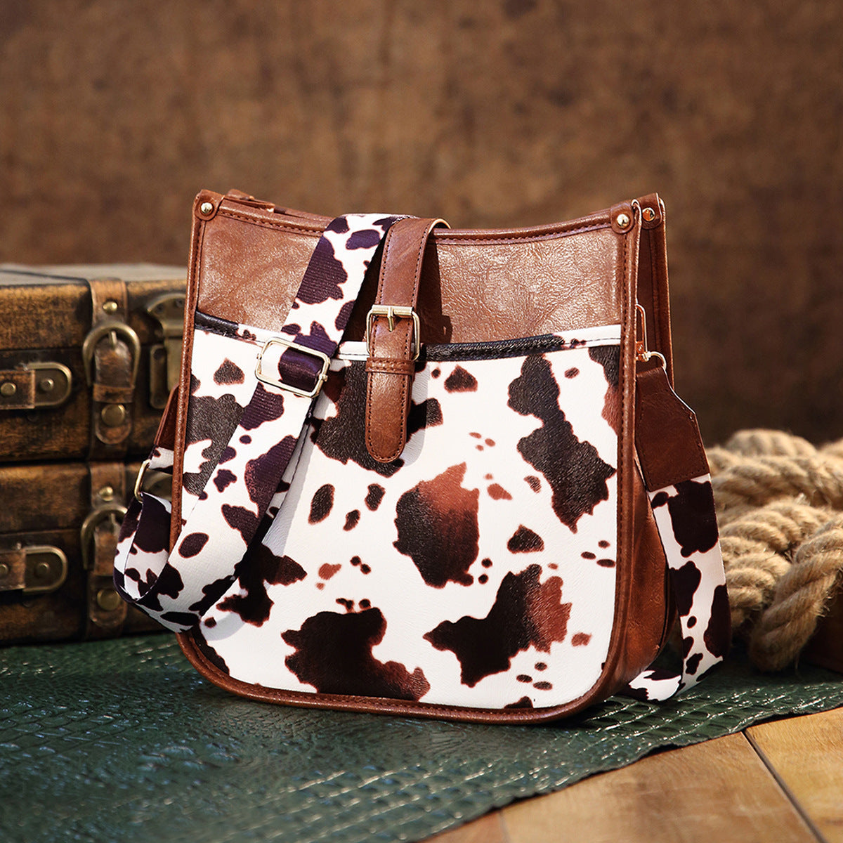 Barbara - Bolso bandolera de piel Western Imperial