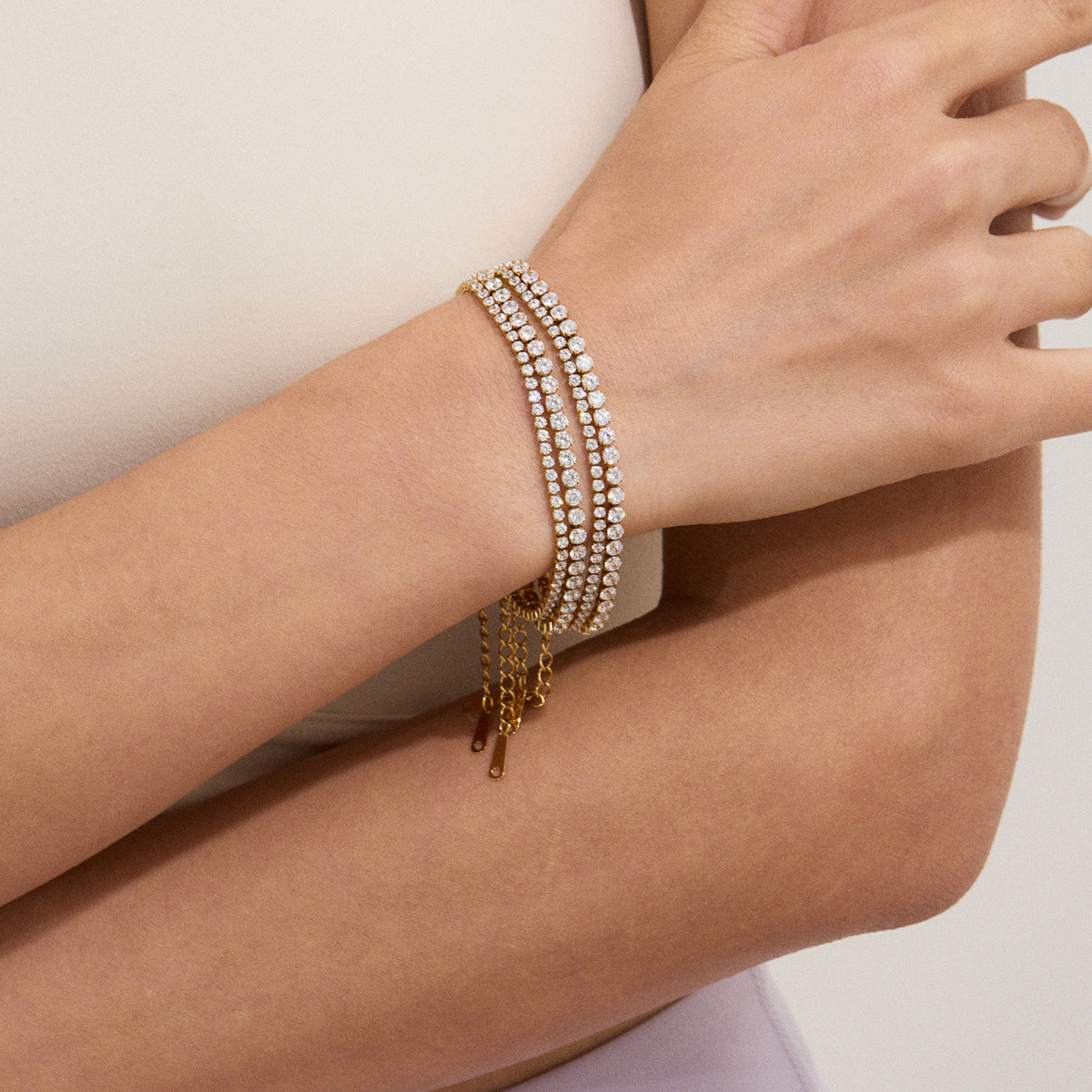 Conjunto de pulseras Sola Maroux | Oro