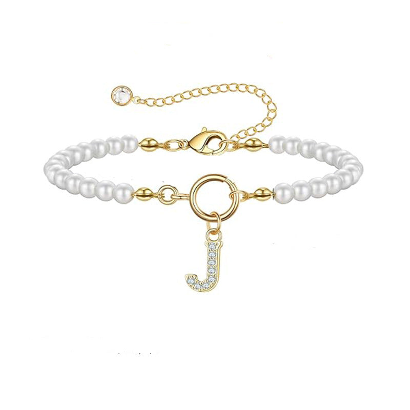 Pulsera con letras Auden Clé | Oro