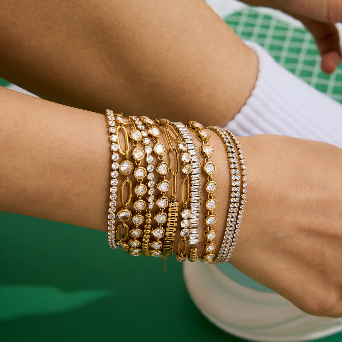 Conjunto de pulseras Sola Maroux | Oro