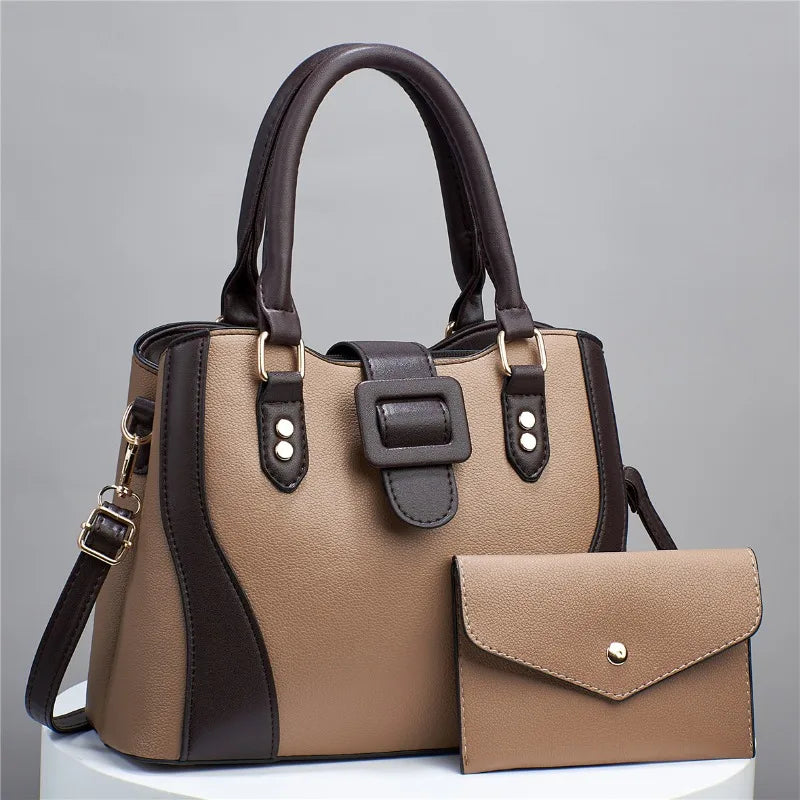 Abigail - Conjunto de 2 bolsos de cuero Everlasting