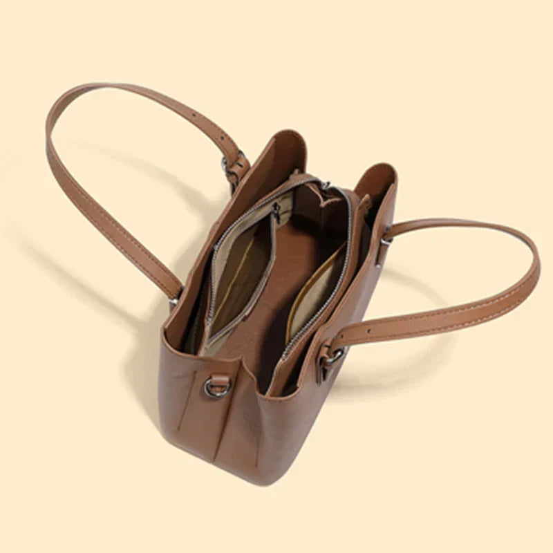 Aria - Elegante bolso de hombro de piel